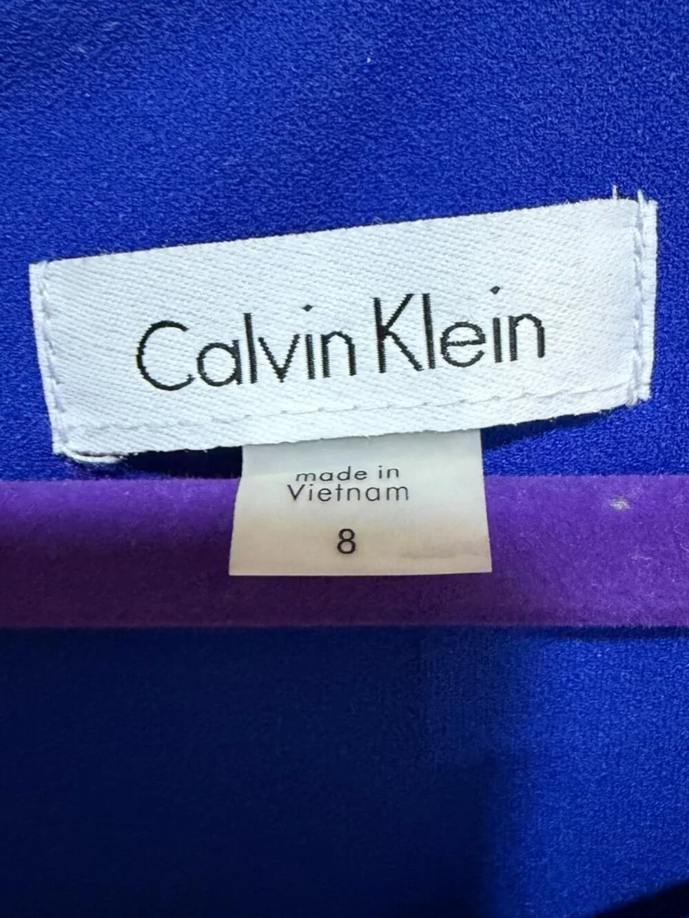 Calvin Klein Ruched Size 8 Dress - Picture 3 of 3